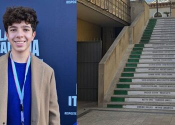 Antonino Rizzo di Gioventù nazionale e la Scalinata della legalità a Tropea