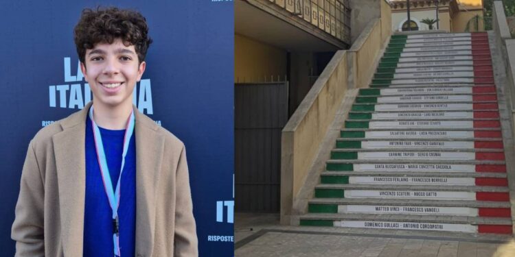 Antonino Rizzo di Gioventù nazionale e la Scalinata della legalità a Tropea