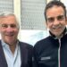 Antonio Tajani, coordinatore di Forza Italia, insieme a Roberto Occhiuto, presidente della Regione Calabria