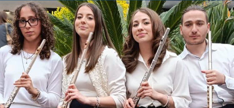Vibo, il “Quartettus Auri” in concerto al “Torrefranca”: un viaggio nel repertorio flautistico