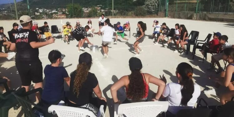 Un momento della scorsa edizione del Grest a Santa Domenica di Ricadi