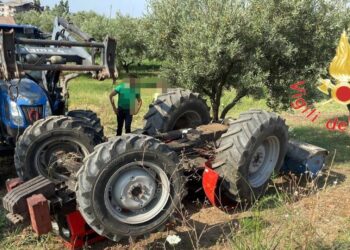 L'incidente col trattore avvenuto a Zagarise, in Calabria