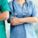 Un medico ed un infermiere