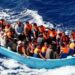 Una barca di migranti