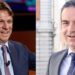 Il giornalista Nicola Porro e il presidente della Regione Calabria, Roberto Occhiuto