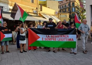 Tropea, successo per il presidio Pro Palestina: «Basta bombe su Gaza» – Foto