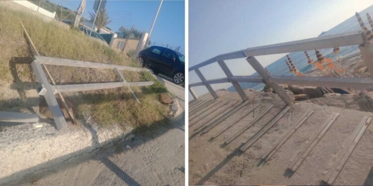 Ricadi, turista cade dalla pedana di accesso al mare e finisce in ospedale: non è la prima volta