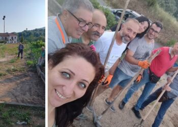 Rombiolo: proseguono a Moladi i lavori di ripristino del vecchio campo di bocce