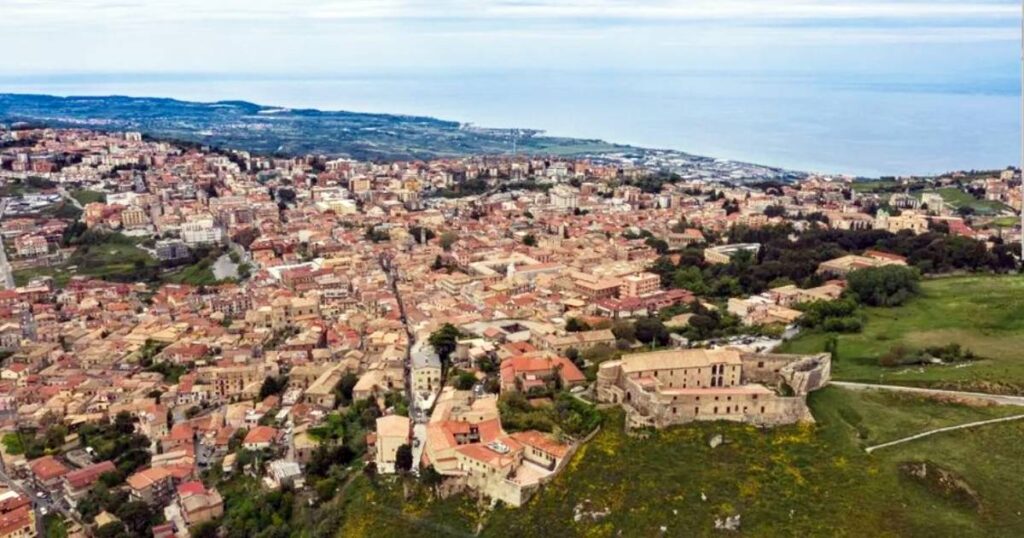 Una immagine panoramica di Vibo Valentia