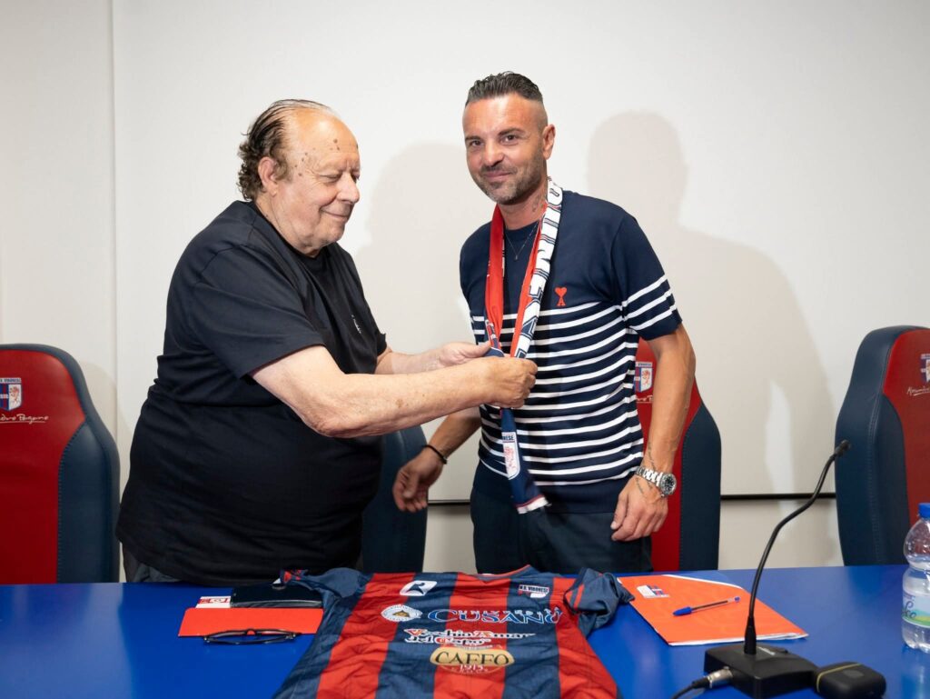 Pippo Caffo e Fernando Cammarata, nuovo presidente della Vibonese
