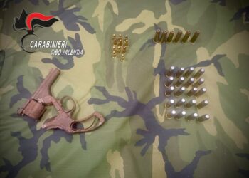 Deteneva illegalmente un’arma da fuoco e munizioni: un arresto nel Vibonese