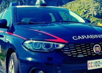 Una pattuglia dei carabinieri