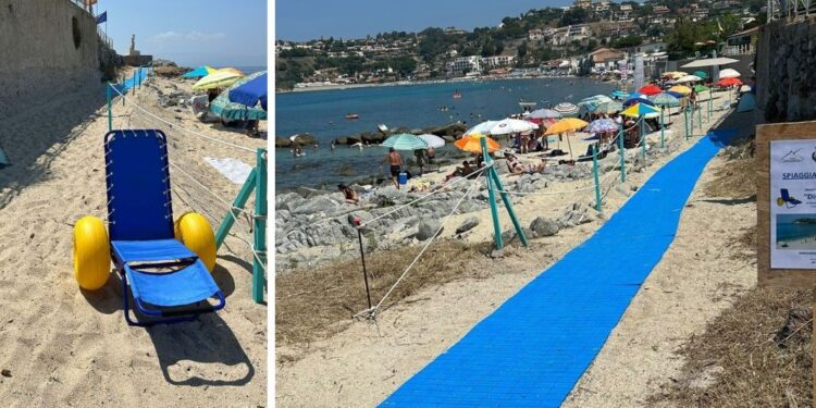 A Santa Maria di Ricadi nasce la spiaggia inclusiva “DisabiliDaMare”