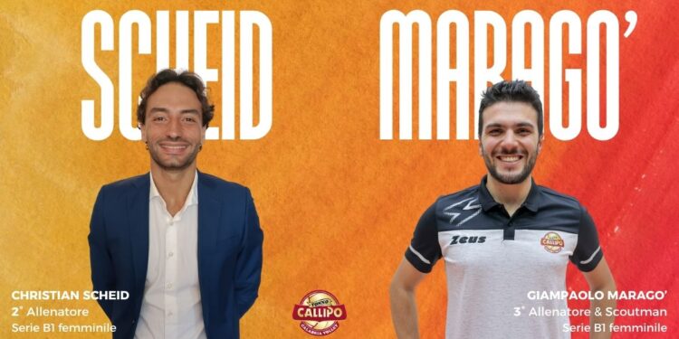 Volley femminile. Scheid e Maragò nello staff tecnico della Tonno Callipo