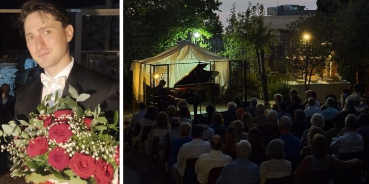 Vibo. Note a Palazzo Murmura: di scena il concerto del pianista Emanuele Savron – Foto