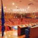 Nella foto un dettaglio della sala consiliare a Reggio Calabria, dove si tengono le sedute del Consiglio Regionale