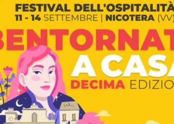 La locandina del Festival dell'Ospitalità di Nicotera, giunto alla decima edizione
