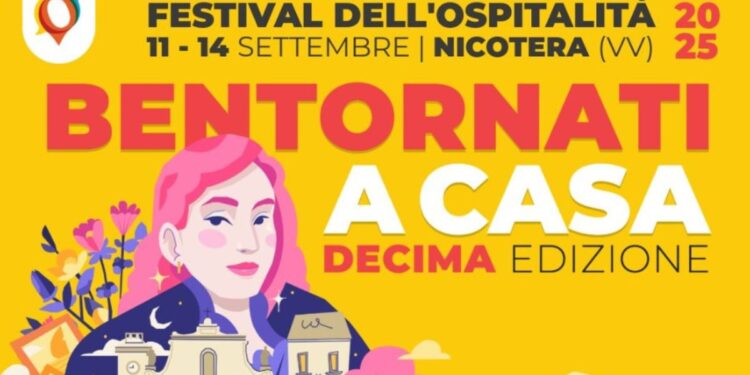La locandina del Festival dell'Ospitalità di Nicotera, giunto alla decima edizione