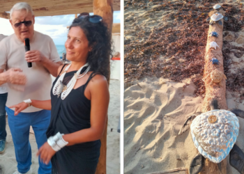 Gerardo Sacco a Santa Domenica: Legambiente porta la moda in spiaggia – Foto
