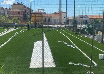 Parghelia: al via i lavori di rifacimento del campetto di calcetto di Località Pigna
