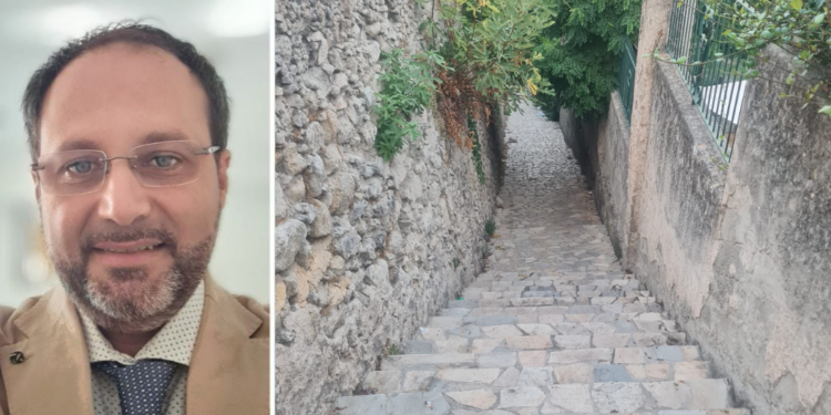 Tropea, «pericolante la “Scala dei Mulini”»: Piserà invia segnalazione al Comune – Foto