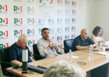 La riunione del centrosinistra tenutasi a Lamezia in vista delle elezioni regionali