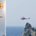 Capo Vaticano. Bloccati sulla scogliera: i Vigili del fuoco intervengono con l’elicottero – VIDEO