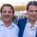 Da destra: Giuseppe Conte, leader del Movimento 5 Stelle, e Giuseppe Tridico, candidato presidente della Regione Calabria