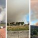 Il vasto incendio scoppiato in Calabria, a Santa Domenica Talao