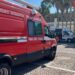 L'intervento dei vigili del fuoco a Reggio Calabria