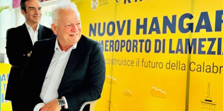 Roberto Occhiuto insieme a Eddie Wilson, Ceo di Ryanair