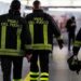 Un gruppo dei vigili del fuoco