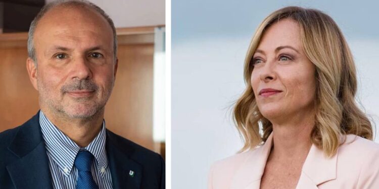 Orazio Schillaci e Giorgia Meloni
