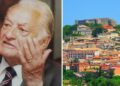 Il sindaco Alfredo D'Agostino e a destra una veduta di Vibo Valentia