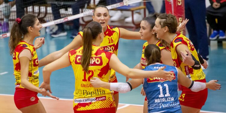 Volley B1 femminile, la Tonno Callipo vince nonostante tre assenze pesanti