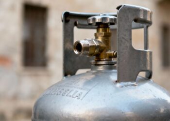 Una bombola del gas