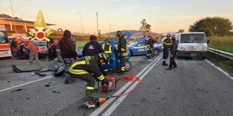 L'incidente avvenuto questa mattina in Calabria, a Catanzaro