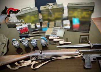 Rinvenute armi e centinaia di munizioni in una abitazione del Vibonese: un arresto
