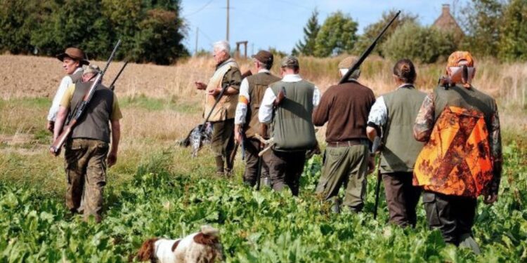 Cacciatori impegnati in una battuta