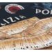 Foto polizia sequestro soldi contanti