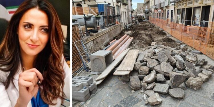 Lavori in via Razza a Vibo. Franzè (FdI): «Simbolo di immobilismo e cattiva gestione»