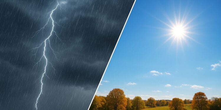 Addio sole e temperature miti: torna il maltempo, allerta gialla in Calabria