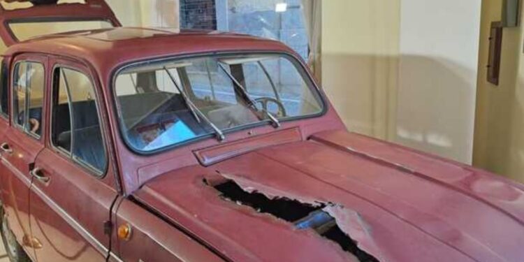 La Renault R4 in cui fu trovato Aldo Moro