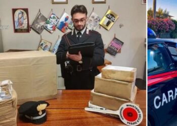 Il materiale esplodente sequestrato dai Carabinieri nell'ambito dei controlli per le festività natalizie