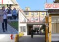 Daniela Primerano e l'ingresso dell'ospedale "Jazzolino"