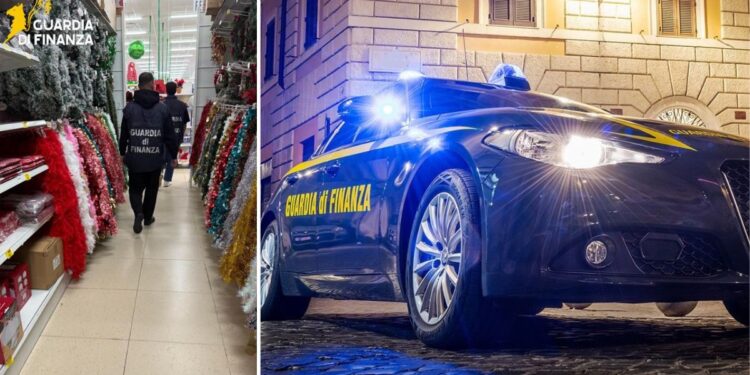 Il sequestro di migliaia di articolo di Natale in Calabria