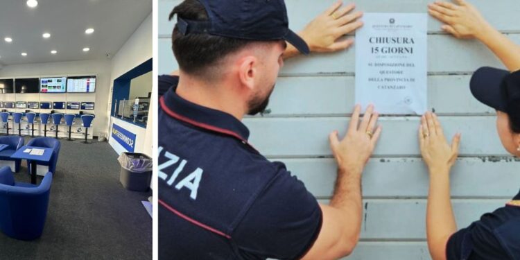 Polizia centro scommesse
