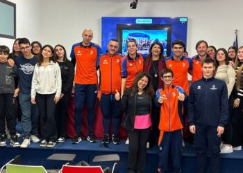 Gli studenti del Liceo Berto di Vibo Valentia nell'ambito del progetto “Juventus One @School”