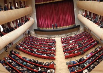 L'interno del Teatro Comunale di Vibo Valentia
