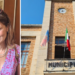 A sinistra l'assessore Luisa Santoro, a destra il municipio di Vibo